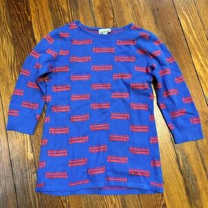 Double Decker Bus Knitted Top - Small